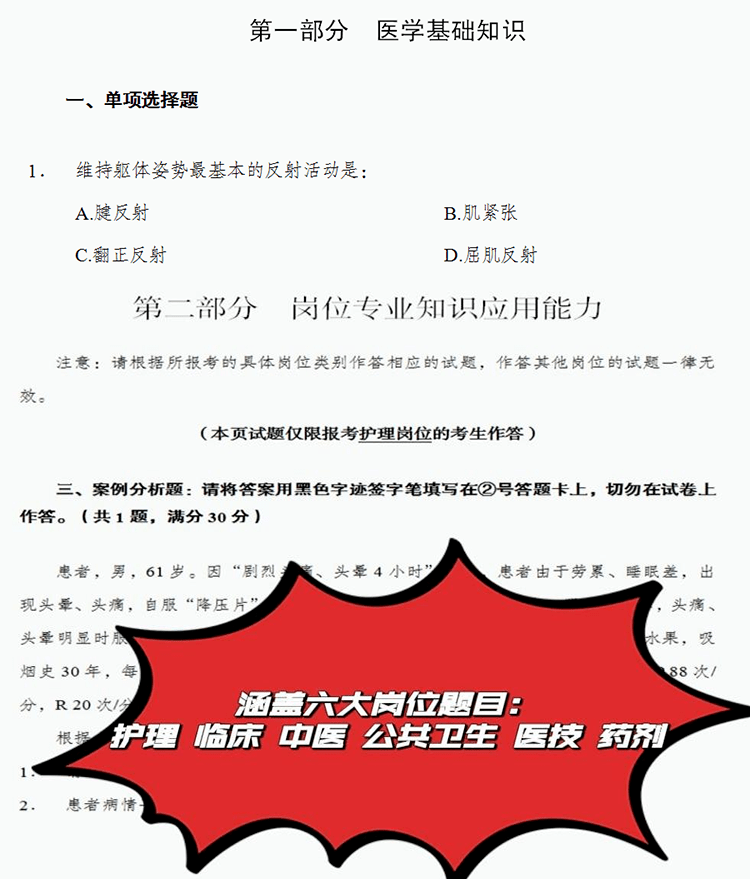 事业编历年真题解析及寻找攻略